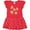 Red and Polka Dot, variant on Inktastic Christmas Gingerbread Cookies Girls Baby Dress