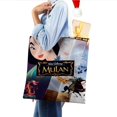 thumbnail image 4 of Mulan, Disney Princess Bolso de tela con estampado de lienzo para mujer, bolsa de compras reutilizable y estética, con cremallera interior, regalo para mujer, 35 × 40 cm., 4 of 6