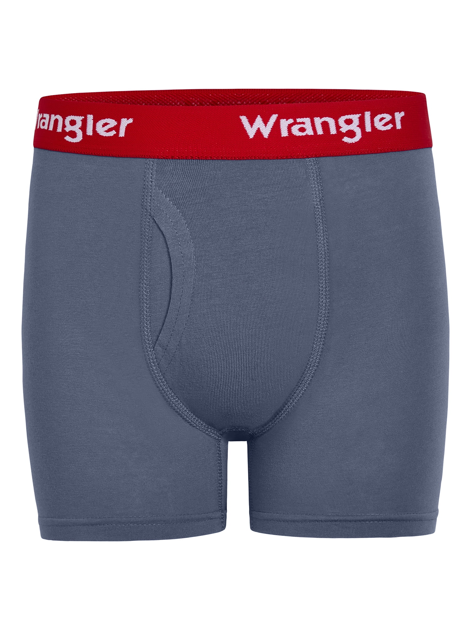 Wrangler Boys' Cotton Boxer Briefs, Soft Boys Underwear w/ 4-Way Stretch, Small, 5-Pack
