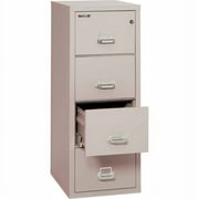 Fireking fire-resistant 4-1825-CPL Office Industrial High-Security UL Class 350 keylock Platinum 4 Drawer Letter 25 D 1/2 hour Fire Proof Filing cabinet