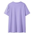 thumbnail image 5 of Girls T Shirts Short Sleeve Summer Pleated Crewneck Casual Tops Tees Blouses, 5 of 5