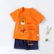 thumbnail image 1 of Traje de verano para niños de puro algodón, camiseta de media manga para niños, ropa deportiva para el hogar, 1 of 6