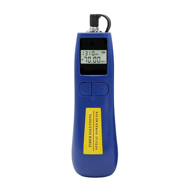LLC Handheld Optical Power Meter ‑50dBm to +26dBm Sensitive Fiber Optic Power Tester for Communication Engineering