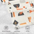 thumbnail image 5 of Yayeee 100% Cotton Hand Towels for Bathroom 16" x 28" Soft Absorbent Kitchen Towel, Minimalist Geometric Pattern, 5 of 7