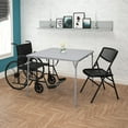 thumbnail image 3 of COSCO XL 38.5" Fold-in-Half Card Table w/ Handle, Black, Indoor & Outdoor, Portable, Wheelchair Accessible, Camping, Tailgating, & Crafting Folding Table, 3 of 8