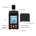 thumbnail image 6 of Decibel Meter Sound Level Meter Portable SPL Meter 30-130dB Noisemeter with Temperature Humidity Measuring ,Small and Lightweight, 6 of 7