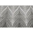 thumbnail image 5 of HomeRoots 511156 8 ft. Geometric Runner Rug, Gray & White, 5 of 5