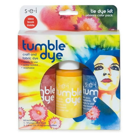 Ace Tie Dye - Tie Dye Kit - Primary Colors - 2-Ounce Bottles - 3 Pack