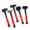 3 lb x 2, 1.1 lb, 2 lb, 1.5 lb-Heavy Duty Metalwork Hammer Set, variant on 3 lb Cross Pein Hammer with Fiberglass Handle and Forged Steel Head