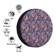 thumbnail image 4 of Pofeuu Octopus and flower Print Spare Tire Wheel Cover for Car Truck SUV Camper Universal Fit Spare Tire Cover RV Spare Tire Covers-17 inch, 4 of 6