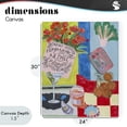thumbnail image 4 of Stupell Industries Modern Kitchen Checkered Still Life Canvas Art, 24 x 30, by Melissa Wang, 4 of 8