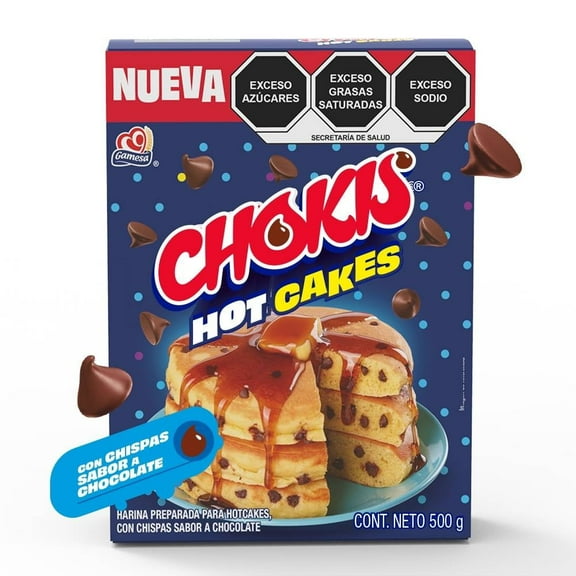 Harina para hot cakes Gamesa Chokis 500 g