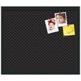 thumbnail image 2 of PinPix 20x17 Custom Cork Bulletin Board Black Diamond Poster Board Has a Fabric Style Canvas Finish, Framed in Black Diamond, by ArtToFrames (PinPix-120), 2 of 6
