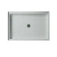 thumbnail image 5 of Swan SF03448MD. 011 34 inch x 48 inch Solid Surface Single Threshold Shower Floor in Tahiti White, 5 of 7