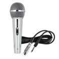 thumbnail image 1 of Micrófono de mano profesional con cable, micrófono dinámico de metal, micrófono de voz clara para interpretación de música vocal, 1 of 8