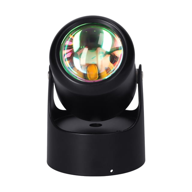 USB Projector LED Lamp Sunset Projection LED Desktop or Wall Lamps 180 Degrees Rotation Decorative Mood Night Light for Living Room Bedroom Party Photography Live