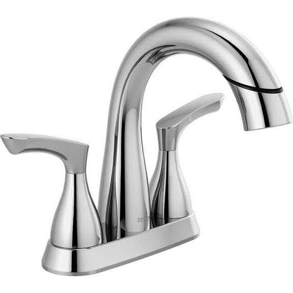 Delta Broadmoor Two-Handle Centerset Pull-Down Bathroom Faucet - 25765LF-PD - Chrome