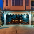 GARENAS Halloween Garage : Themed Banner with Haunting Graphics for Car