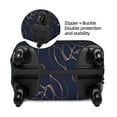 thumbnail image 4 of Bingfone Copper-Gold Gloss Outline Navy Dark Blue Luggage Cover Washable Suitcase Cover Protector Anti-Scratch Suitcase Cover Fits 18-32 Inch Luggage (without luggage), 4 of 9