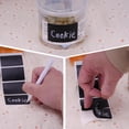 thumbnail image 2 of HZCrisp 300Pcs Waterproof Reusable Chalkboard Labels with 2 Erasable Chalk Markers, Removable Writable Sticker Labels for Jars, Bins, Pantry, Office and Classroom Organization, 2 of 4