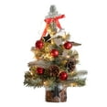 thumbnail image 2 of Mini Small Christmas Tree Set - Tabletop Home Office Desk Decor, Creative Christmas Holiday Decoration with Artificial Tree, Ideal for Indoor Use and Gifts, 15.75*4.72in, 2 of 4