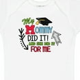 thumbnail image 4 of Inktastic My Mommy Did It and She Did It for Me with Graduation Cap Boys Baby Bodysuit, 4 of 5