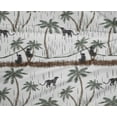 thumbnail image 4 of oneOone Polyester Lycra Tissu Treeleopard & Singe Ikat Décor Tissu Imprimé BTY 56 Pouces de Large, 4 of 4