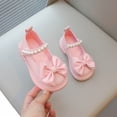 thumbnail image 6 of Cute Girl Girls' Dress ShoesAnkle Strap Shoes with Bowknot and Faux Pearl Strap Adjustable Buckle for Kids Daily Casual School Party Wedding, 6 of 6