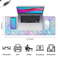 thumbnail image 5 of Long Mouse Pads for Desk,Gradient Unicorn Pattern Desk Mats on Top Of Desks, Desk Mouse Pad Extra Large with 3mm Non-Slip Base and Stitched Edge for Gaming,Office,Work,Home 31.5"x11.8", 5 of 6
