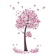 thumbnail image 1 of Gorgeous Pink Butterfly Flower Tree Pegatinas de pared removibles Calcomanía de pared, Sala de estar Dormitorio Decoración del hogar Adhesivo DIY Art Wall Stickers Xemadio LKX-0859, 1 of 7