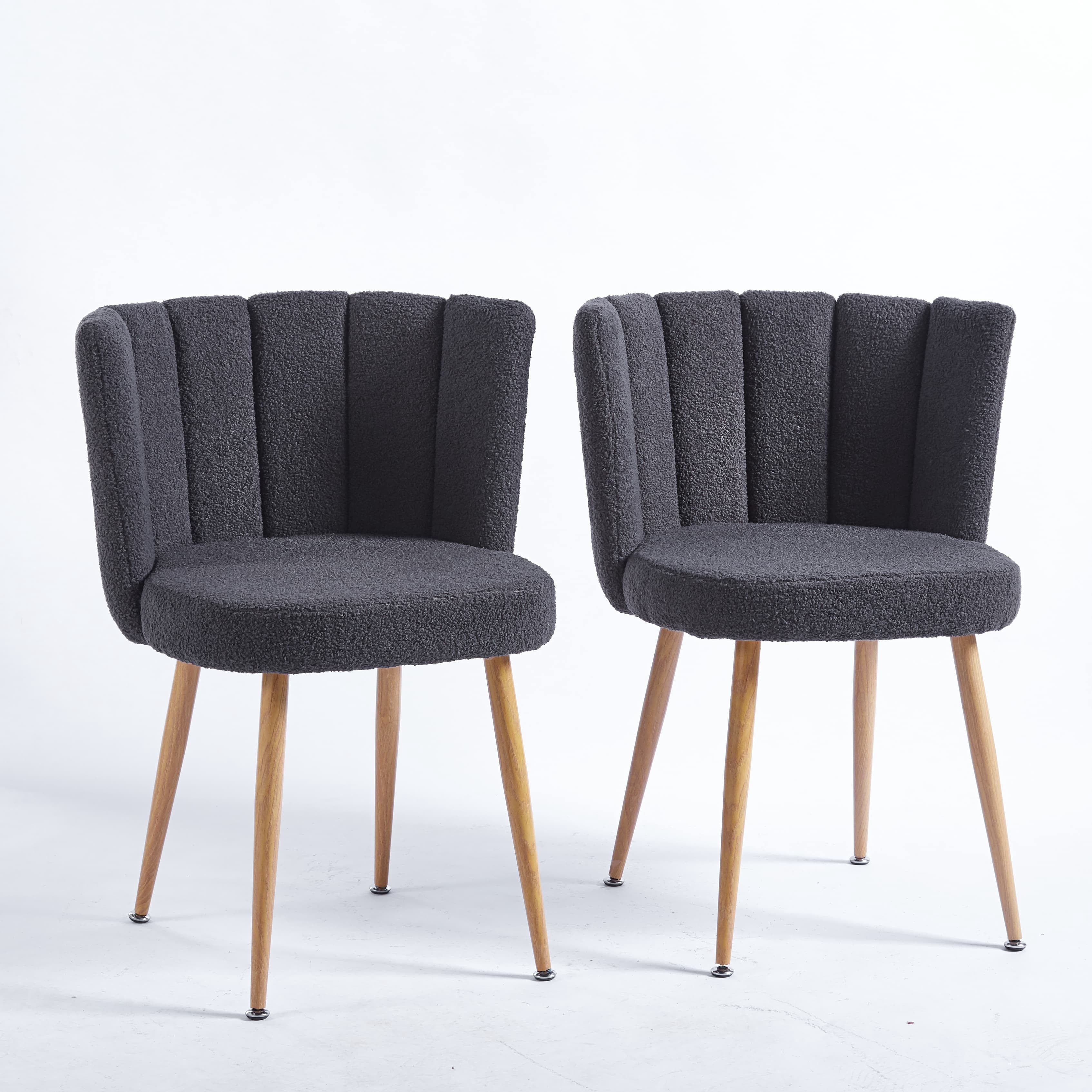 MAYEERTY Modern Gray Dining Chair Dining Living Room Set of 2