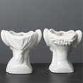 thumbnail image 4 of Portrait Statue Vase Planter Nordic Succulent Flower Pot Ceramic Indoor Desktop Plant Decoration with Drainage Hole,C, 4 of 5
