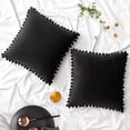thumbnail image 1 of 2 fundas de almohada negras, 65 x 65 cm. Vhermosa LRWJ223-121, 1 of 6