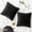 Black, variant on Pack of 2 Velvet Throw Pillow Covers Pompom Decorative Pillowcases Solid Soft Cushion Covers with Poms Square for Couch Sofa Bedroom Car 18x18inch Dark Green