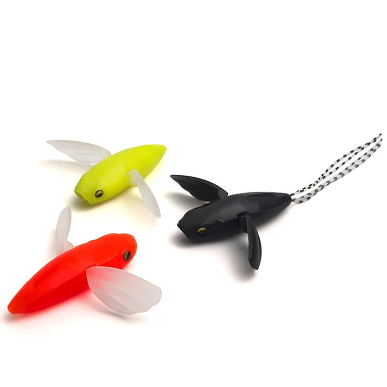 fish lures silicome Fishing Lure Made of high quality soft plastic Realistic Flying Fish Soft Fishing