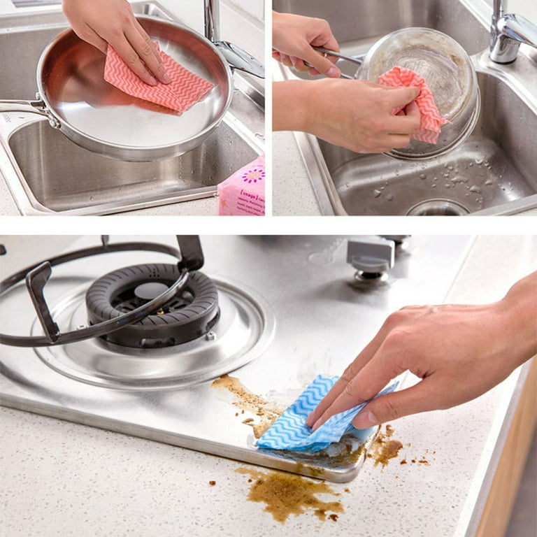 Kitchen Handy Cleaning Wipes Wet & Dry Kitchen Dishcloths for