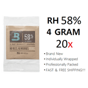 BOVEDA RH 58% 4 Gram 2-Way Humidity Control Packets ( 20x Packs )