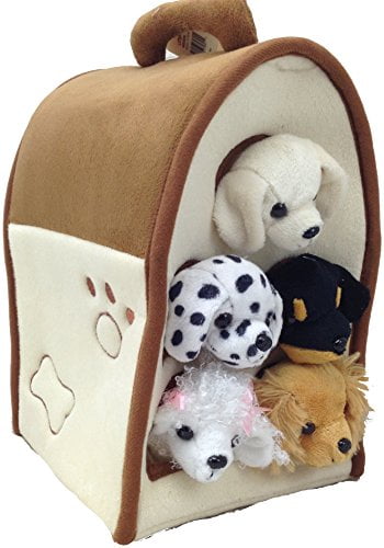 stuffed animal dog house