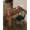 thumbnail image 4 of 3 Piece Bar Table Set for 2,, Dining Table Set with Storage Shelves, Suitable for Small Space Kitchen Apartment, 4 of 8