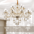 thumbnail image 3 of Lámpara candil de cristal ilios innova CANDELABRO 12+6 focos, 3 of 9