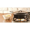 thumbnail image 3 of Lodge 3 Quart Cast Iron Deep Skillet with Lid. Covered Cast Iron Skillet for Deep Frying and and Bread Baking., 3 of 6