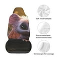 thumbnail image 4 of Balery Adorable Fluffy Bat Funda de Asiento para Auto con Diseño - Cubierta Frontal Suave y Transpirable con Protector Antideslizante- 1 Unidad, 4 of 5