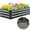 4'x2'x1' Gray, variant on King Bird 4x2x1 ft Galvanized Metal Raised Garden Bed with Bottom Closed - Elevated Planter Box for Indoor, Outdoor, Patio & Balcony Gardening Dark Gray