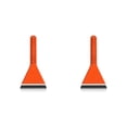 thumbnail image 1 of sweethay Herramienta de eliminación de quitanieves para parabrisas de coche, raspador de hielo desmontable de plástico portátil, suministros de Type1 NO1 sweethay CBP180558, 1 of 5