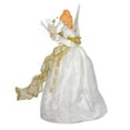 thumbnail image 4 of Kurt Adler 14-Inch Fiber Optic Ivory and Gold Animated Angel Treetop, 4 of 4