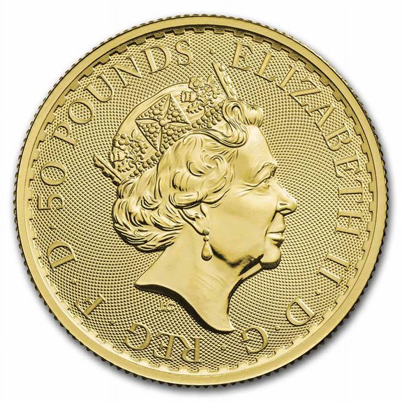 2023 Great Britain 1/2 oz Gold Britannia BU (Queen Elizabeth II)