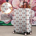 thumbnail image 4 of White Buffalo Skull Flower Pattern Luggage Cover Fashion Suitcase Cover Baggage Covers Fit 25-28 Inch Luggage (Go Travel), 4 of 5