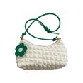 thumbnail image 2 of Bolsos de hombro para mujer, bolso de compras plisado informal, bolso para axila con bolas de masa hervida (verde) Tmvgtek Para Estrenar, 2 of 9