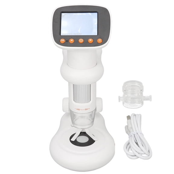 LCD Digital Microscope Camera,50X1000X Magnification 2in Inch Microscope Dual LED Lights for Adults Kids