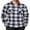 Blue-White, variant on COOFANDY Mens Button Down Shirts Long Sleeve Casual Plaid Flannel Shirt Cotton Shirts Regular Fit